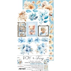 BOY & TOY - FLOWERS - 6 x 12